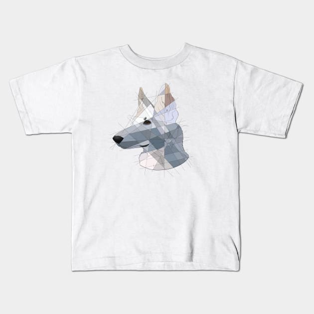 Swiss Shepherd Kids T-Shirt by Blacklightco